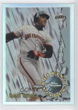 1996 Topps Chrome - Wrecking Crew - Refractor #WC3 - Barry Bonds