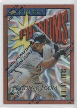 1996 Topps Finest - [Base] - Refractor #148 - Quilvio Veras