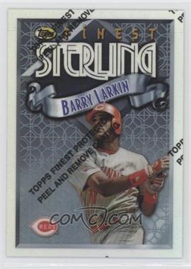 1996 Topps Finest - [Base] - Refractor #7 - Barry Larkin