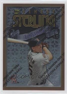 1996 Topps Finest - [Base] - Refractor #97 - Tim Salmon