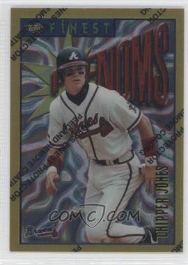 1996 Topps Finest - [Base] #141 - Chipper Jones