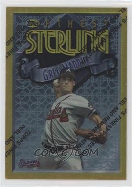 1996 Topps Finest - [Base] #145 - Greg Maddux