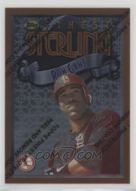 1996 Topps Finest - [Base] #244 - Ron Gant