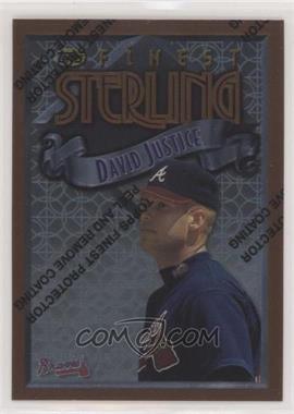 1996 Topps Finest - [Base] #248 - David Justice