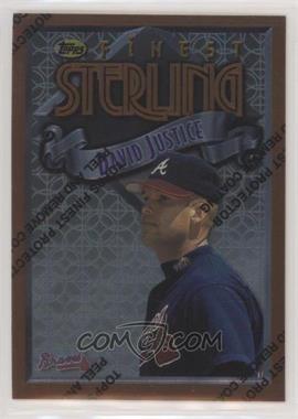 1996 Topps Finest - [Base] #248 - David Justice