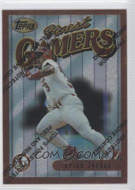 1996 Topps Finest - [Base] #28 - Brian Jordan