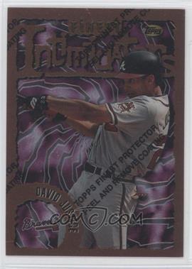 1996 Topps Finest - [Base] #56 - David Justice