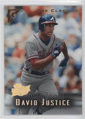 1996 Topps Gallery - [Base] - Player's Private Issue #59 - The Classics - David Justice /999