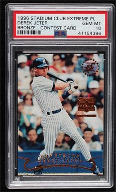 1996 Topps Stadium Club - Extreme Players - Bronze #_DEJE - Derek Jeter [PSA 10 GEM MT]