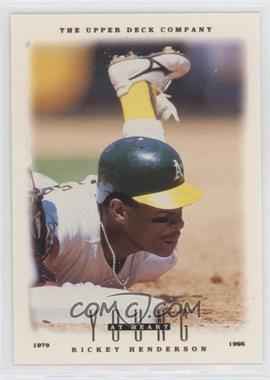 1996 Upper Deck - [Base] #110 - Young at Heart - Rickey Henderson