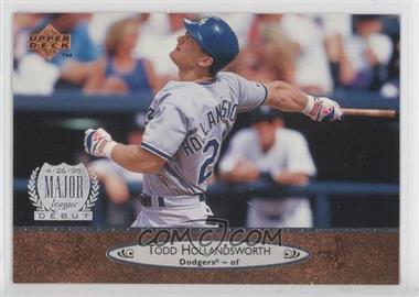 1996 Upper Deck - [Base] #118 - Major League Debut - Todd Hollandsworth