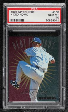 1996 Upper Deck - [Base] #150 - Beat the Odds - Hideo Nomo [PSA 10 GEM MT]