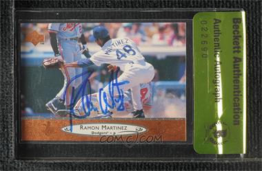 1996 Upper Deck - [Base] #354 - Ramon Martinez [BAS Beckett Auth Sticker]