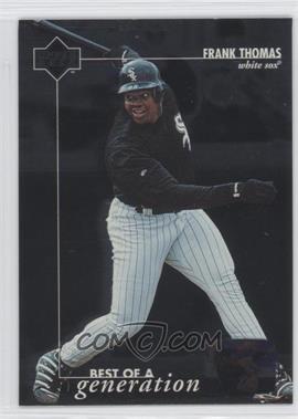 1996 Upper Deck - [Base] #387 - Best of a Generation - Frank Thomas