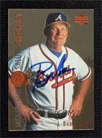 Managerial Salute Checklist - Bobby Cox [JSA Certified COA Stick…