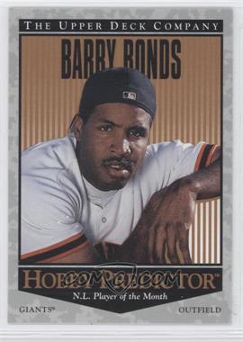 1996 Upper Deck - Hobby Predictor #H33 - Barry Bonds