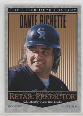 1996 Upper Deck - Retail Predictor #R31 - Dante Bichette