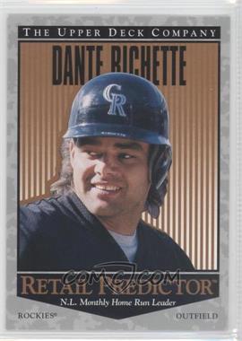 1996 Upper Deck - Retail Predictor #R31 - Dante Bichette