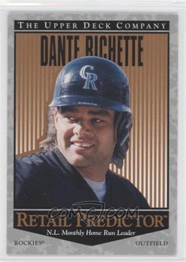 1996 Upper Deck - Retail Predictor #R31 - Dante Bichette