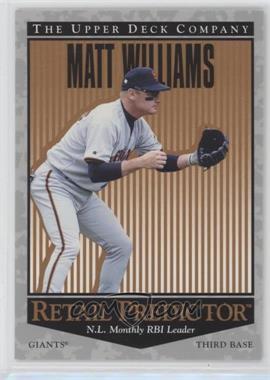 1996 Upper Deck - Retail Predictor #R49 - Matt Williams