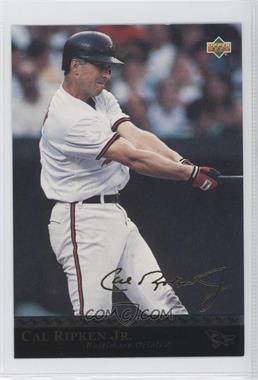 1996 Upper Deck - The Ripken Collection - Jumbo Gold Signature #9 - Cal Ripken Jr.