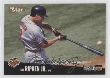 1996 Upper Deck Collector's Choice - [Base] - Gold Signature #1 - Cal Ripken Jr.