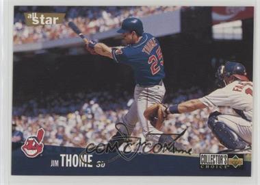 1996 Upper Deck Collector's Choice - [Base] - Gold Signature #120 - Jim Thome