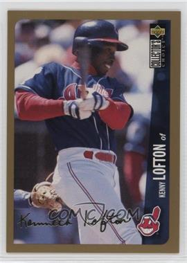 1996 Upper Deck Collector's Choice - [Base] - Gold Signature #127 - Kenny Lofton