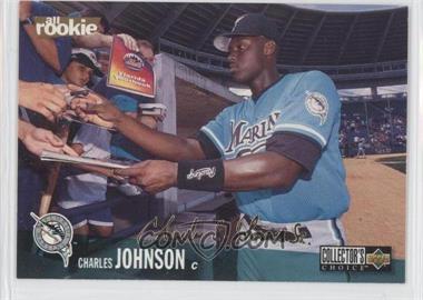 1996 Upper Deck Collector's Choice - [Base] - Gold Signature #155 - Charles Johnson