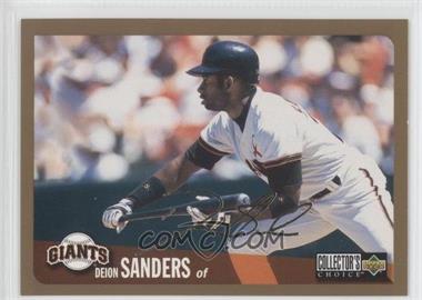 1996 Upper Deck Collector's Choice - [Base] - Gold Signature #306 - Deion Sanders