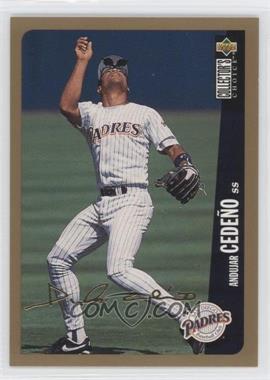 1996 Upper Deck Collector's Choice - [Base] - Gold Signature #712 - Andujar Cedeno