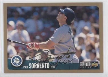 1996 Upper Deck Collector's Choice - [Base] - Gold Signature #727 - Paul Sorrento