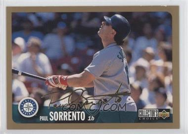 1996 Upper Deck Collector's Choice - [Base] - Gold Signature #727 - Paul Sorrento