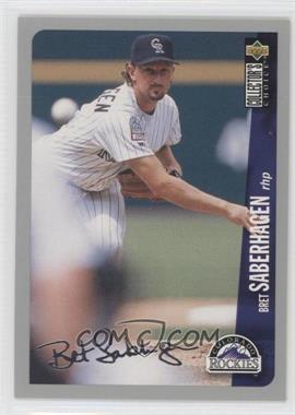 1996 Upper Deck Collector's Choice - [Base] - Silver Signature #130 - Bret Saberhagen