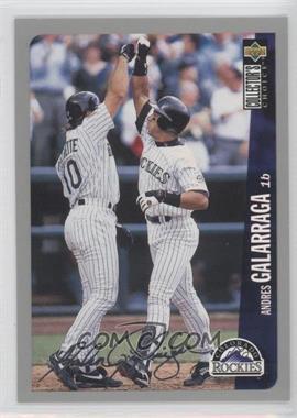 1996 Upper Deck Collector's Choice - [Base] - Silver Signature #131 - Andres Galarraga