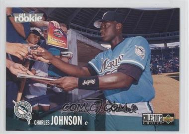 1996 Upper Deck Collector's Choice - [Base] - Silver Signature #155 - Charles Johnson