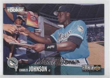 1996 Upper Deck Collector's Choice - [Base] - Silver Signature #155 - Charles Johnson