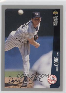 1996 Upper Deck Collector's Choice - [Base] - Silver Signature #235 - David Cone