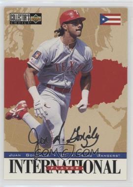 1996 Upper Deck Collector's Choice - [Base] - Silver Signature #338 - Juan Gonzalez