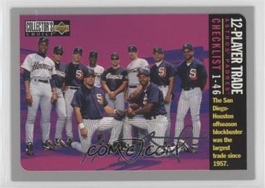 1996 Upper Deck Collector's Choice - [Base] - Silver Signature #358 - 12-Player Trade Checklist