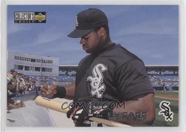 1996 Upper Deck Collector's Choice - [Base] - Silver Signature #412 - Frank Thomas