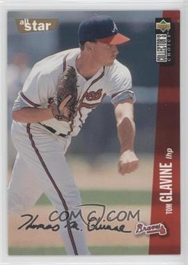 1996 Upper Deck Collector's Choice - [Base] - Silver Signature #455 - Tom Glavine