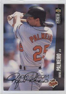 1996 Upper Deck Collector's Choice - [Base] - Silver Signature #470 - Rafael Palmeiro