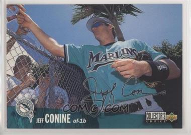 1996 Upper Deck Collector's Choice - [Base] - Silver Signature #555 - Jeff Conine