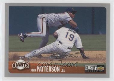 1996 Upper Deck Collector's Choice - [Base] - Silver Signature #721 - John Patterson