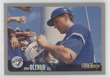 1996 Upper Deck Collector's Choice - [Base] - Silver Signature #750 - John Olerud