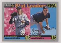 Randy Johnson, Greg Maddux [EX to NM]