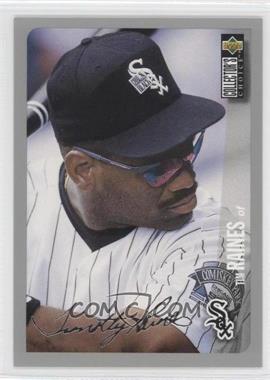 1996 Upper Deck Collector's Choice - [Base] - Silver Signature #95 - Tim Raines
