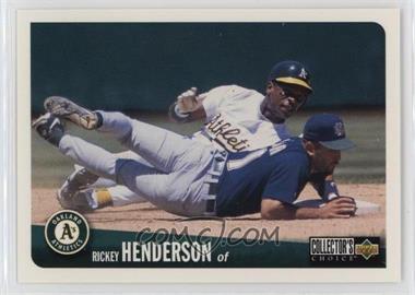 1996 Upper Deck Collector's Choice - [Base] #240 - Rickey Henderson [EX to NM]