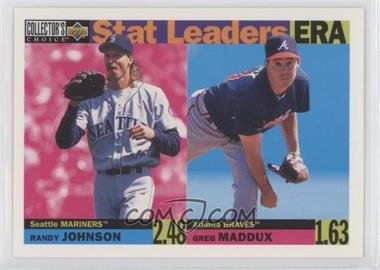 1996 Upper Deck Collector's Choice - [Base] #8 - Randy Johnson, Greg Maddux